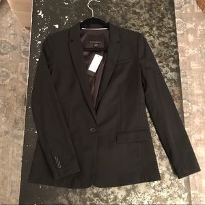 Banana Republic blazer suit jacket black New